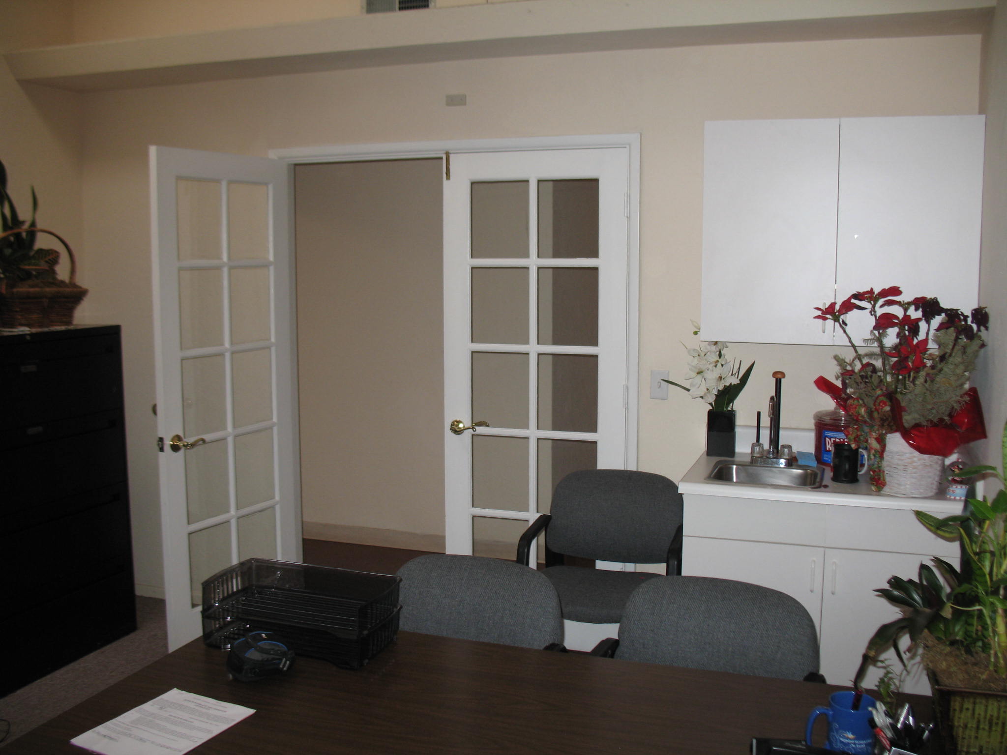 Inside front office at Fig Garden Executive Suites